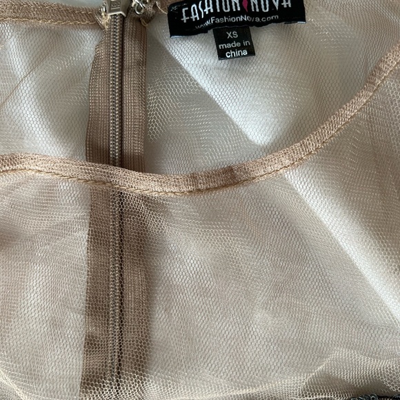 Fashionova sparkly mini dress NWOT size Xs - Picture 4 of 7